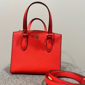 Tory Burch Emerson Micro Satchel (burnt orange)